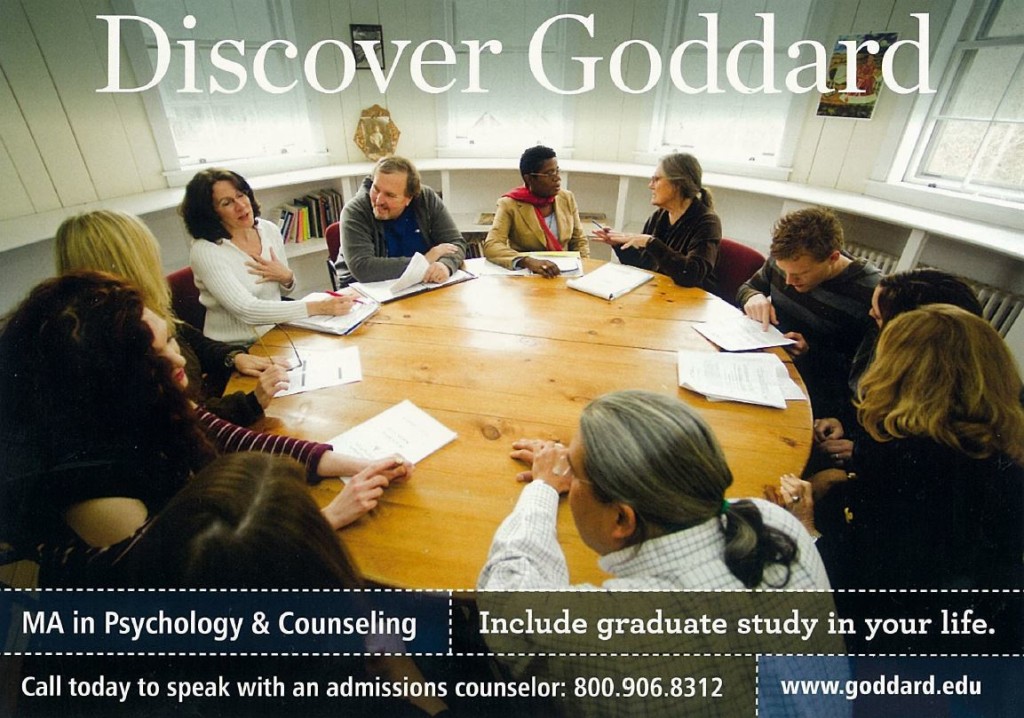Goddard College Psychology Postcard Front