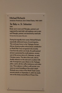 "Tar Baby vs St. Sebastian," 1999, Michael Richards, North Carolina Museum of Art
