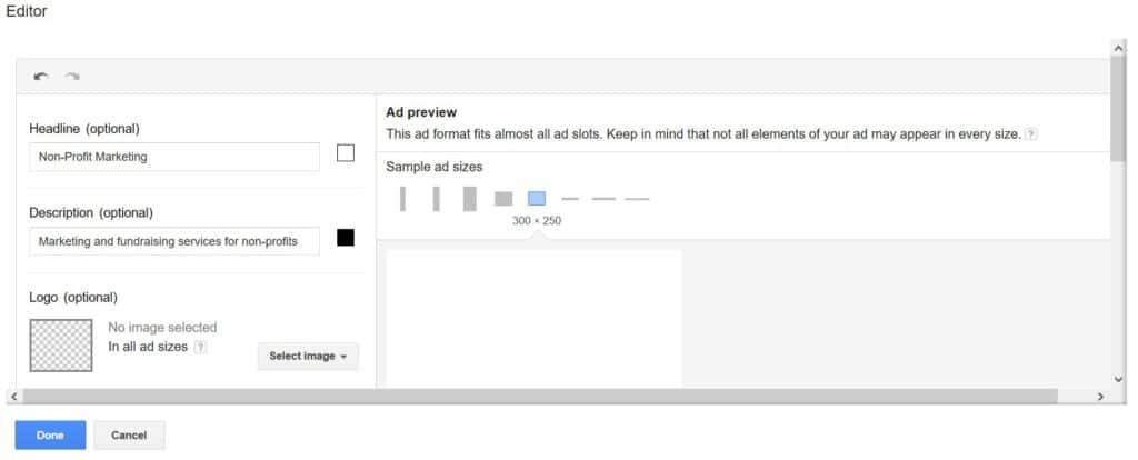 Google AdWords Editing