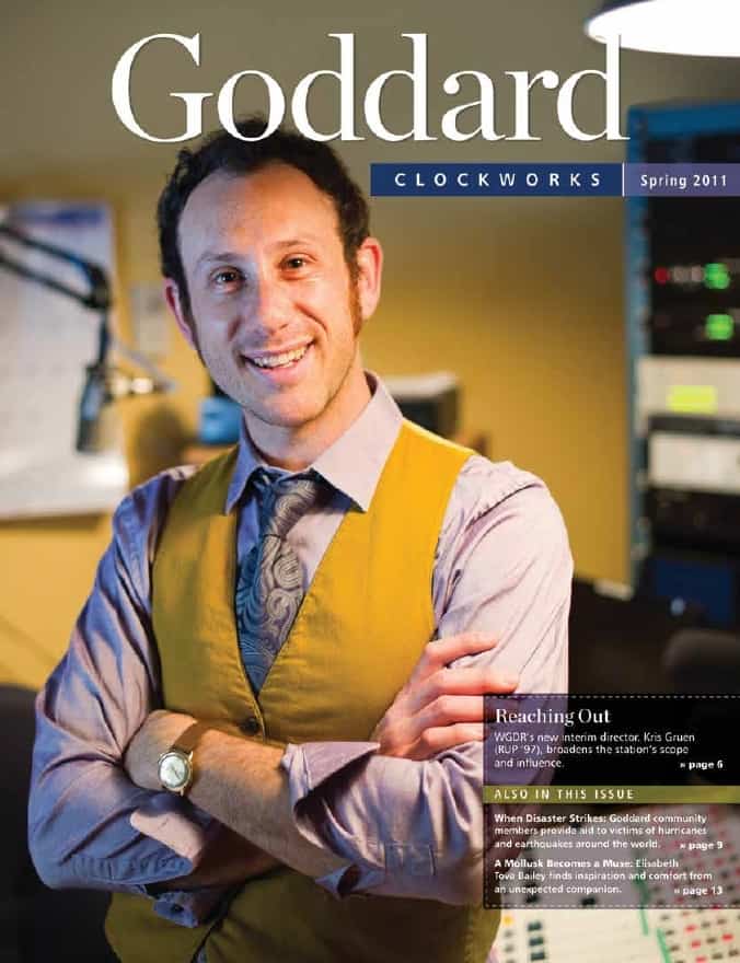 Goddard College Spring 2011 Clockworks Cover